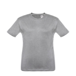 T-shirt personnalisé pour enfants pas cher en coton 150 g/m² THC Quito couleur gris
