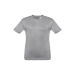 T-shirt personnalisé pour enfants pas cher en coton 150 g/m² THC Quito couleur gris première vue