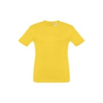 T-shirt personnalisé pour enfants pas cher en coton 150 g/m² THC Quito couleur jaune première vue