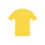 T-shirt personnalisé pour enfants pas cher en coton 150 g/m² THC Quito couleur jaune deuxième vue