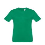 T-shirt personnalisé pour enfants pas cher en coton 150 g/m² THC Quito couleur vert