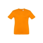 T-shirt personnalisé pour enfants pas cher en coton 150 g/m² THC Quito couleur orange première vue