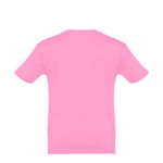 T-shirt personnalisé pour enfants pas cher en coton 150 g/m² THC Quito couleur rose