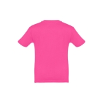 T-shirt personnalisé pour enfants pas cher en coton 150 g/m² THC Quito couleur fuchsia deuxième vue