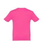 T-shirt personnalisé pour enfants pas cher en coton 150 g/m² THC Quito couleur fuchsia