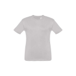 T-shirt personnalisé pour enfants pas cher en coton 150 g/m² THC Quito couleur gris chiné première vue