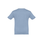 T-shirt personnalisé pour enfants pas cher en coton 150 g/m² THC Quito couleur bleu ciel deuxième vue