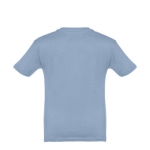 T-shirt personnalisé pour enfants pas cher en coton 150 g/m² THC Quito couleur bleu ciel