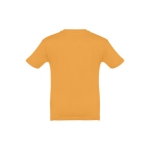 T-shirt personnalisé pour enfants pas cher en coton 150 g/m² THC Quito couleur jaune foncé deuxième vue