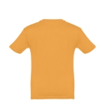 T-shirt personnalisé pour enfants pas cher en coton 150 g/m² THC Quito couleur jaune foncé