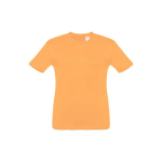 T-shirt personnalisé pour enfants pas cher en coton 150 g/m² THC Quito couleur corail première vue