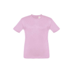 T-shirt personnalisé pour enfants pas cher en coton 150 g/m² THC Quito couleur lilas première vue