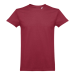 T-shirts avec logo unisexes en coton cardé 190 g/m² THC Ankara couleur bordeaux