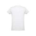 T-shirts avec logo unisexes en coton cardé 190 g/m² THC Ankara couleur blanc deuxième vue