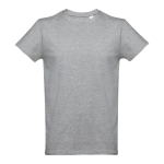 T-shirts avec logo unisexes en coton cardé 190 g/m² THC Ankara couleur gris