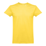 T-shirts avec logo unisexes en coton cardé 190 g/m² THC Ankara couleur jaune
