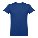 T-shirts avec logo unisexes en coton cardé 190 g/m² THC Ankara couleur bleu roi