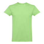 T-shirts avec logo unisexes en coton cardé 190 g/m² THC Ankara couleur vert clair