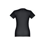 T-shirt cintré sérigraphié pour femmes en coton 190 g/m² THC Ankara couleur noir deuxième vue
