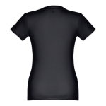 T-shirt cintré sérigraphié pour femmes en coton 190 g/m² THC Ankara couleur noir
