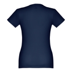 T-shirt cintré sérigraphié pour femmes en coton 190 g/m² THC Ankara couleur bleu