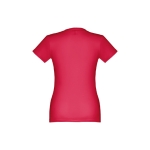T-shirt cintré sérigraphié pour femmes en coton 190 g/m² THC Ankara couleur rouge deuxième vue