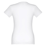T-shirt cintré sérigraphié pour femmes en coton 190 g/m² THC Ankara couleur blanc