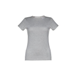 T-shirt cintré sérigraphié pour femmes en coton 190 g/m² THC Ankara couleur gris première vue