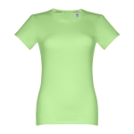 T-shirt cintré sérigraphié pour femmes en coton 190 g/m² THC Ankara couleur vert clair