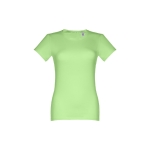 T-shirt cintré sérigraphié pour femmes en coton 190 g/m² THC Ankara couleur vert clair première vue