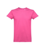 T-shirt promotionnel pour enfants en coton 190 g/m² THC Ankara Kids WH couleur fuchsia