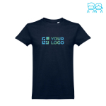 T-shirt promotionnel pour enfants en coton 190 g/m² THC Ankara Kids WH avec zone d'impression