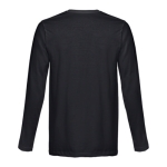 T-shirts unisexes à manches longues en coton 150 g/m² THC Bucharest couleur noir