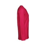 T-shirts unisexes à manches longues en coton 150 g/m² THC Bucharest couleur rouge troisième vue
