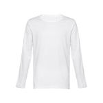 T-shirts unisexes à manches longues en coton 150 g/m² THC Bucharest couleur blanc première vue