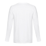 T-shirts unisexes à manches longues en coton 150 g/m² THC Bucharest couleur blanc