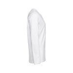 T-shirts unisexes à manches longues en coton 150 g/m² THC Bucharest couleur blanc troisième vue