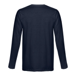 T-shirts unisexes à manches longues en coton 150 g/m² THC Bucharest couleur bleu marine