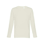 T-shirts unisexes à manches longues en coton 150 g/m² THC Bucharest couleur vert pastel première vue