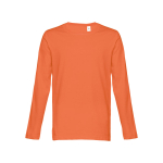 T-shirts unisexes à manches longues en coton 150 g/m² THC Bucharest couleur miel