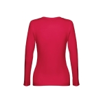 T-shirts publicitaires pour femmes en coton 150 g/m² THC Bucharest couleur rouge deuxième vue