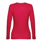T-shirts publicitaires pour femmes en coton 150 g/m² THC Bucharest couleur rouge
