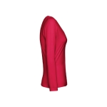 T-shirts publicitaires pour femmes en coton 150 g/m² THC Bucharest couleur rouge troisième vue