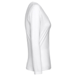 T-shirts publicitaires pour femmes en coton 150 g/m² THC Bucharest couleur blanc
