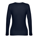 T-shirts publicitaires pour femmes en coton 150 g/m² THC Bucharest couleur bleu marine