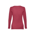T-shirts publicitaires pour femmes en coton 150 g/m² THC Bucharest couleur rouge chiné deuxième vue