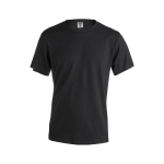 T-shirts publicitaires à manches courtes en coton 130 g/m² Keya couleur noir première vue