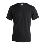 T-shirts publicitaires à manches courtes en coton 130 g/m² Keya couleur noir