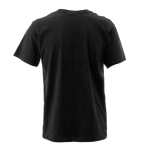 T-shirts publicitaires à manches courtes en coton 130 g/m² Keya couleur noir