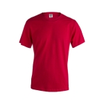 T-shirts publicitaires à manches courtes en coton 130 g/m² Keya couleur rouge première vue